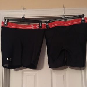 2 pair of Ladies UnderArmour Sliding shorts